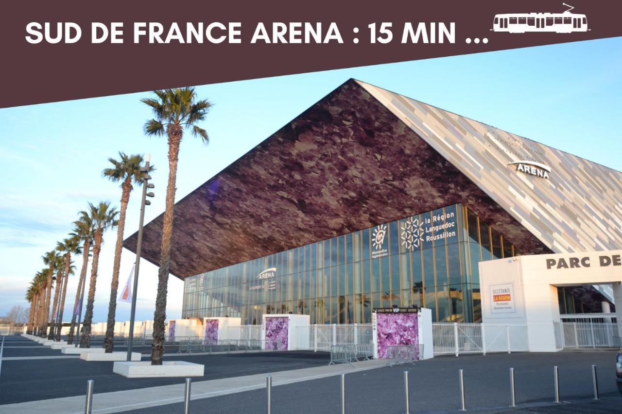 Nouveau - Jungle Montpeul - Clim - Wifi Fibre - Netflix - 5' Du Centre Et Gare - Parking - Loggia - 15' Des Plages Montpellier Exteriér fotografie