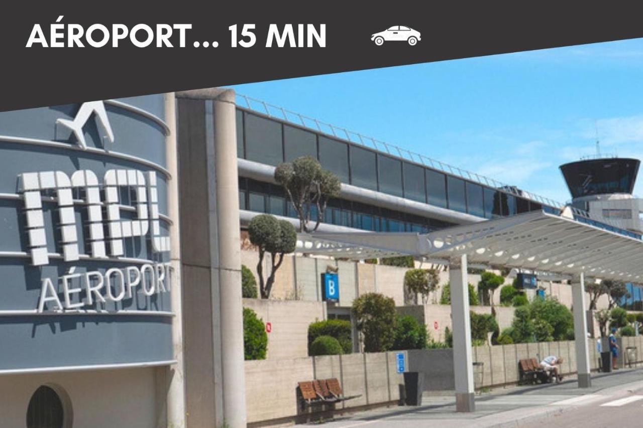 Nouveau - Jungle Montpeul - Clim - Wifi Fibre - Netflix - 5' Du Centre Et Gare - Parking - Loggia - 15' Des Plages Montpellier Exteriér fotografie