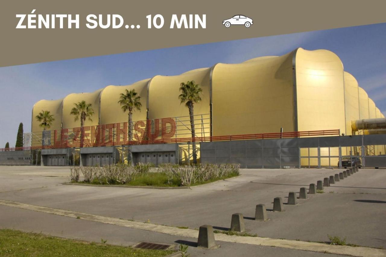Nouveau - Jungle Montpeul - Clim - Wifi Fibre - Netflix - 5' Du Centre Et Gare - Parking - Loggia - 15' Des Plages Montpellier Exteriér fotografie